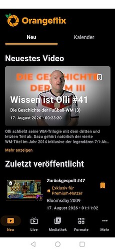Statusleiste weiß