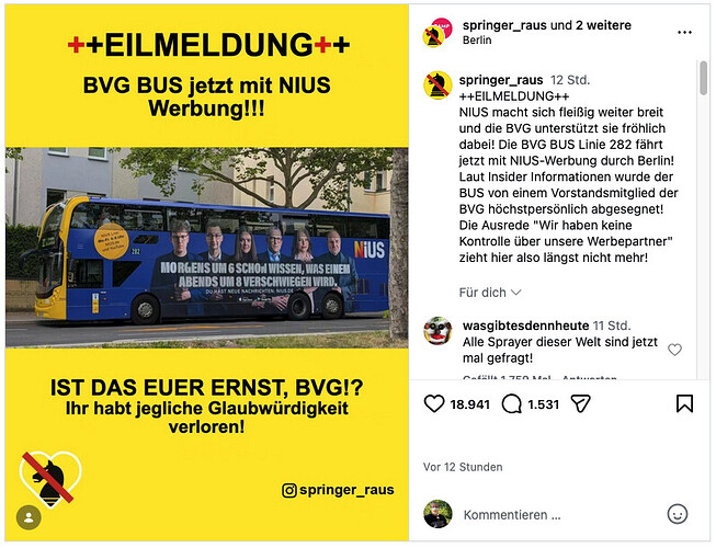 NIUS-Werbung